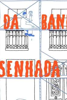 Ilustração de uma fachada a ser construída por pessoas em andaimes e onde se lê "Museu de Banda Desenhada"
