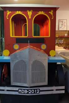 Carro de brincar no Museu do Brincar