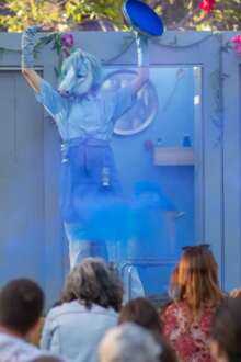 Atuação teatral para público