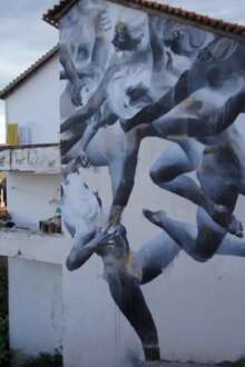 Festival de arte urbana mais antigo do país vai cobrir casa da Covilhã com uma manta gigante