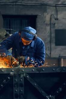 Trabalhadores do aço.