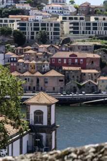 Vista panorâmica sobre o cais de Gaia.