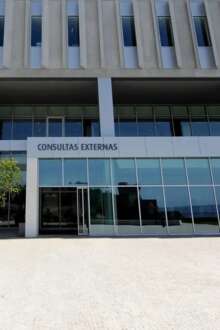 Fachad as consultas externas do Hospital de Braga