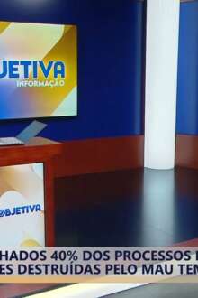 Geógrafo Rio Fernandes em entrevista com a jornalista Estela Machado. 