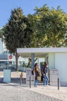 Entrada principal do Hospital de São Bernardo, em Setúbal
