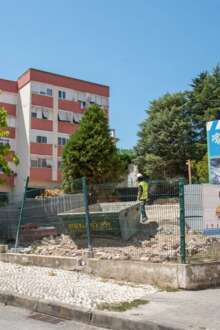 Obras do Centro de Acolhimento Temporário de Loures.