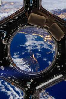 Imagem de uma parte do planeta, vista de cima