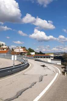 Aluimento de estrada do IP4, em Vila Real.