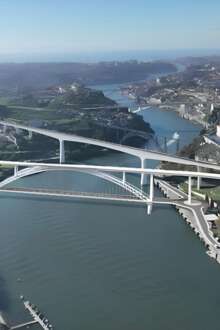 Imagem projeto da ponte proposta para o TGV