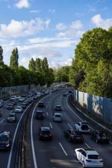 Trânsito em hora de ponta na VCI