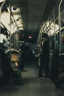 Interior de autocarro