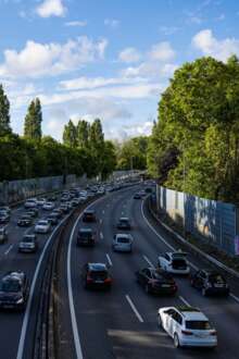 VCI congestionada com veículos