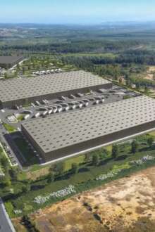 Imagem projeto do Centro Logístico de Aveiras