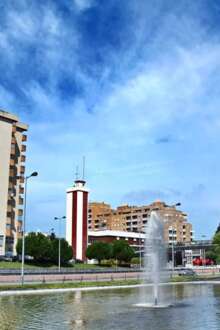 Vista de uma praça em Vila Nova de Famalicão