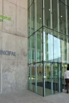 Entrada principal do Hospital de Braga.