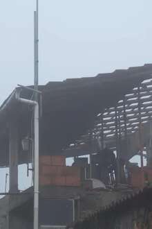 devastação da tempestade