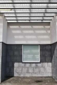 Entrada das urgências do hospital.